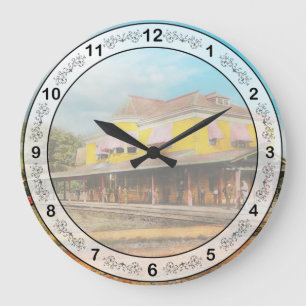 Bahnhof - Die Menschen, die man trifft 1890 Große Wanduhr