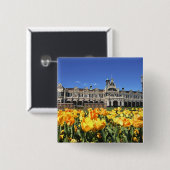 Bahnhof Dunedin Button (Vorne & Hinten)