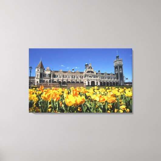 Bahnhof Dunedin Leinwanddruck (Vorderseite)