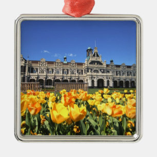 Bahnhof Dunedin Ornament Aus Metall
