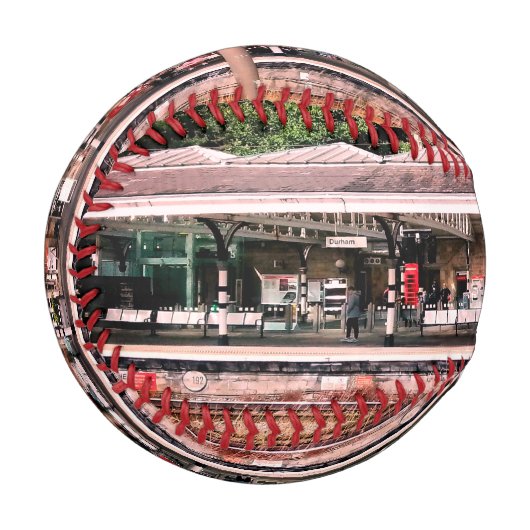 Bahnhof Durham Baseball (Vorderseite Links)