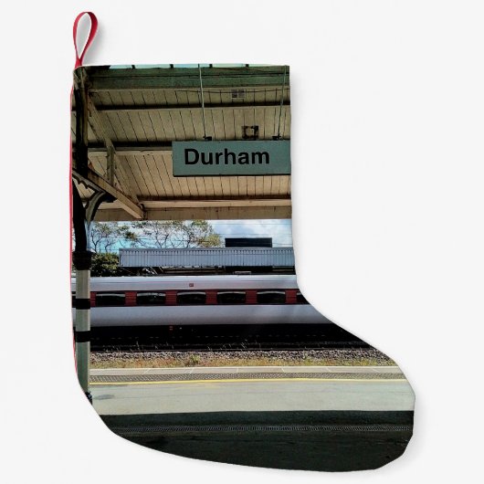 Bahnhof Durham Kleiner Weihnachtsstrumpf (Vorderseite)