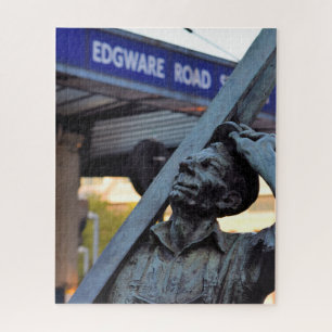 Bahnhof Edgeware Statue - 16x20 - 520 Stk. Puzzle