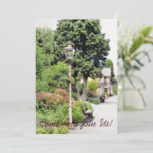 BAHNHOF EINLADUNG (Stehend Vorderseite)