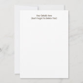 BAHNHOF Einladung (Rückseite)