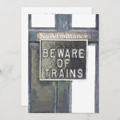 BAHNHOF Einladung (Vorne/Hinten)