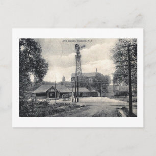 Bahnhof Erie, Caldwell, New Jersey Vintage Postkarte