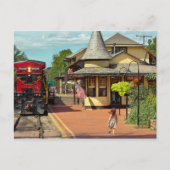 Bahnhof - Es wird immer Hoffnung geben Postkarte (Vorderseite)