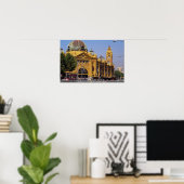 Bahnhof Flinders Street, Melbourne, Österreich Poster (Heimbüro)