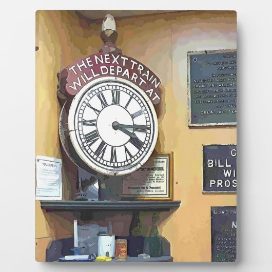 BAHNHOF FOTOPLATTE (Vorderseite)