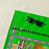 Bahnhof für Cars Beach Handtuch (Beispiel)