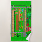 Bahnhof für Cars Beach Handtuch (Vorderseite)