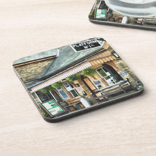 BAHNHOF GETRÄNKEUNTERSETZER (Linke Seite)