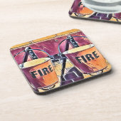 BAHNHOF GETRÄNKEUNTERSETZER (Linke Seite)