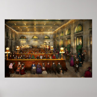 Bahnhof - Gewartet in Grand Central 1904 Poster