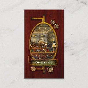 Bahnhof - Gewartet in Grand Central 1904 Visitenkarte