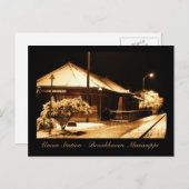 Bahnhof Gewerkschaft - Brookhaven, Mississippi Postkarte (Vorne/Hinten)