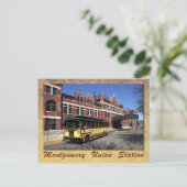 Bahnhof Gewerkschaft, Montgomery, Alabama Postkarte (Stehend Vorderseite)