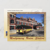 Bahnhof Gewerkschaft, Montgomery, Alabama Postkarte (Vorne/Hinten)