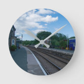 Bahnhof Glaisdale Runde Wanduhr (Vorderseite)