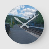Bahnhof Glaisdale Runde Wanduhr (Vorderseite)