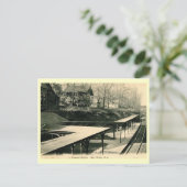 Bahnhof, Glen Ridge, New Jersey Vintag Postkarte (Stehend Vorderseite)