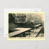 Bahnhof, Glen Ridge, New Jersey Vintag Postkarte (Vorne/Hinten)