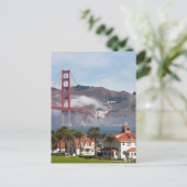 Bahnhof Golden Gate Bridge Postkarte (Stehend Vorderseite)