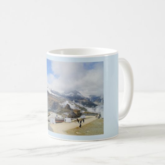 Bahnhof Gornergrat in der Schweiz Kaffeetasse (VorderseiteRechts)