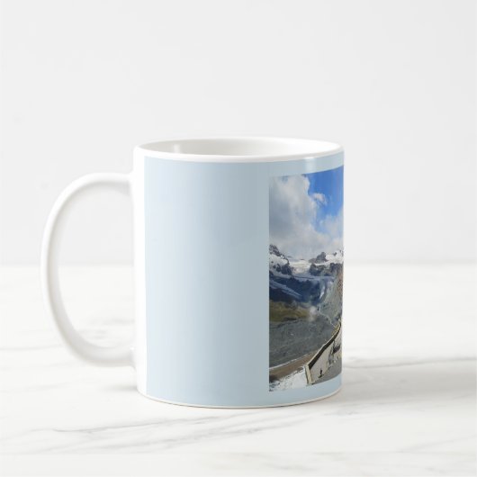 Bahnhof Gornergrat in der Schweiz Kaffeetasse (Links)