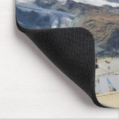 Bahnhof Gornergrat in der Schweiz Mousepad (Ecke)