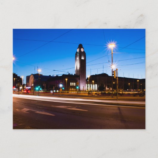 Bahnhof Helsinki Postkarte (Vorderseite)