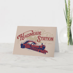 Bahnhof HOGSMEADE Vintage-Grafik Karte
