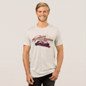Bahnhof HOGSMEADE Vintage-Grafik Tri-Blend Shirt (Vorderseite voll)