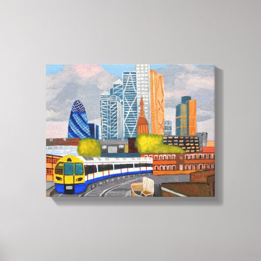 Bahnhof Hoxton Leinwanddruck (Vorderseite)