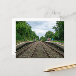 Bahnhof Ince und Elton Postkarte