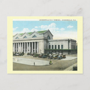 Bahnhof, Jacksonville, Florida Postkarte