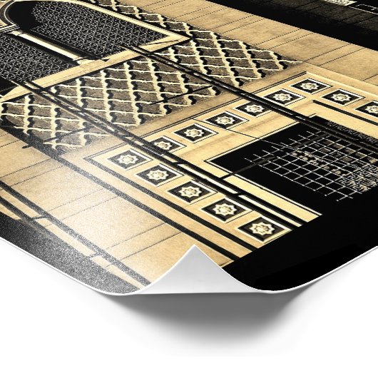 Bahnhof Kairo Fotodruck (Ecke)