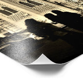 Bahnhof Kairo Fotodruck (Ecke)