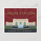 Bahnhof Kansas City Gewerkschaft - Postkarte (Vorderseite)