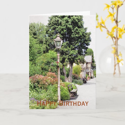 BAHNHOF KARTE (Gelbe Blume)