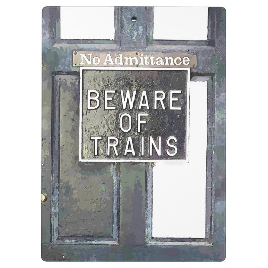 BAHNHOF KLEMMBRETT (Rückseite)