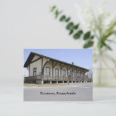 Bahnhof Kutztown Postkarte (Stehend Vorderseite)