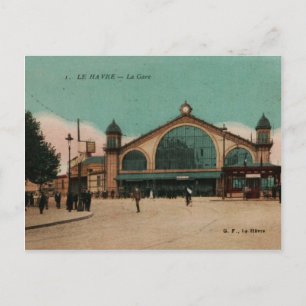 Bahnhof Le Havre Photochrom Frankreich 1910 Postkarte