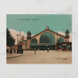 Bahnhof Le Havre Photochrom Frankreich 1910 Postkarte