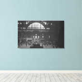 Bahnhof Leinwanddruck (Insitu (Holzboden))