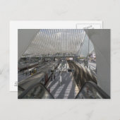 Bahnhof Liège-Guillemins Postkarte (Vorne/Hinten)