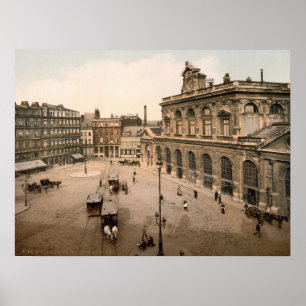 Bahnhof Lille, Frankreich, c1900 Poster