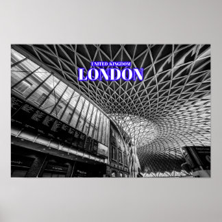 Bahnhof London Kings Cross Station St. Pankreas Poster