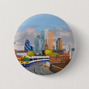 Bahnhof London Overland - Hoxton Button